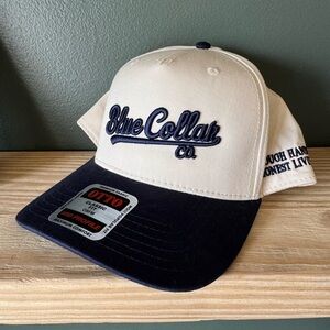Blue Collar Co. OTTO embroidered navy blue hat!